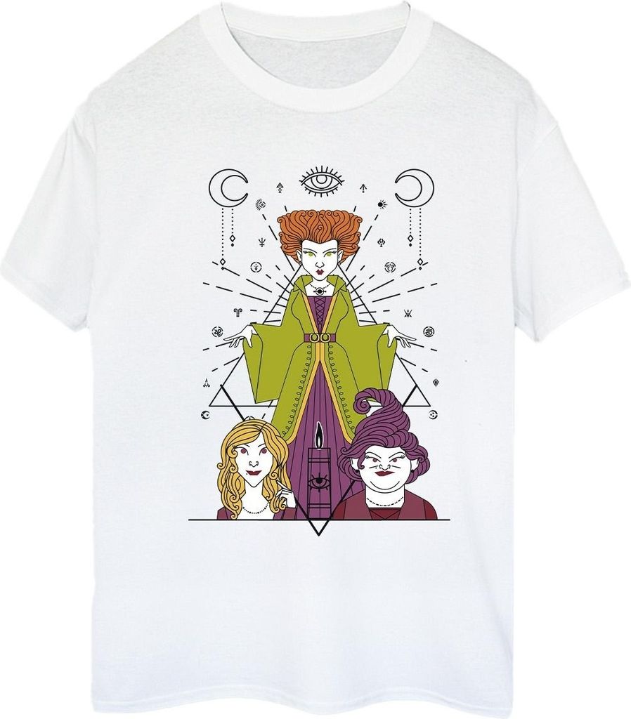 Disney - "Hocus Pocus" T-Shirt für Damen BI20319 (L) (Weiß)