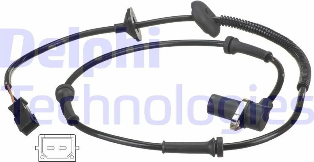 Capteur de vitesse roue pour Passat 3B Delphi SS20605 remplace 3B0927807G