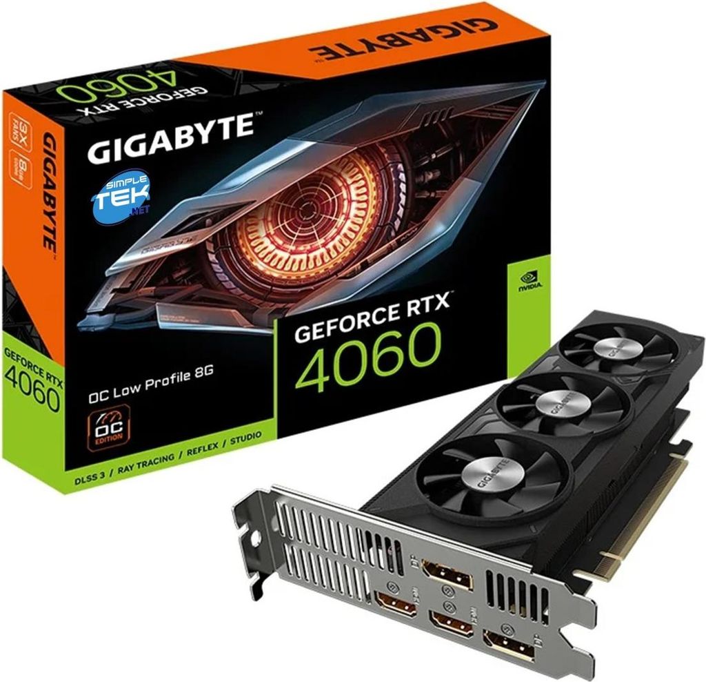 Gigabyte Nvidia Geforce Rtx 4060 Oc Low Profile Lp 8gb Immagine del prodotto 