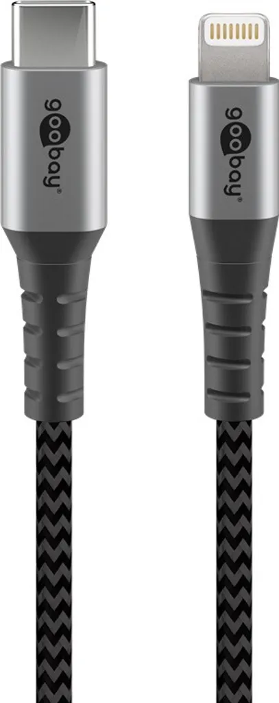 Cavo Goobay 49272 Lightning a USB-C 2m - Ultra Resistente in Nylon