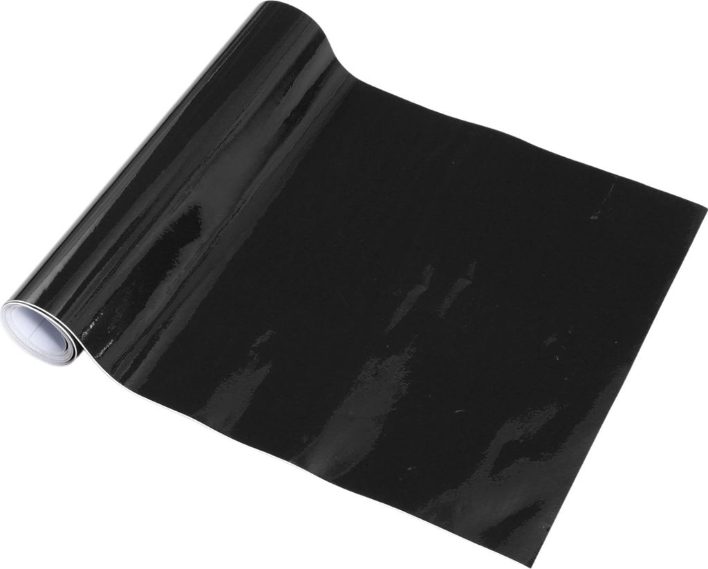 Schwarze schützende Autofolie 0,66 Fuß x 59,84 Zoll Außen- und Innen-Vinylfolieabdeckung 5,5 Mil 1 Stück PVC Universal