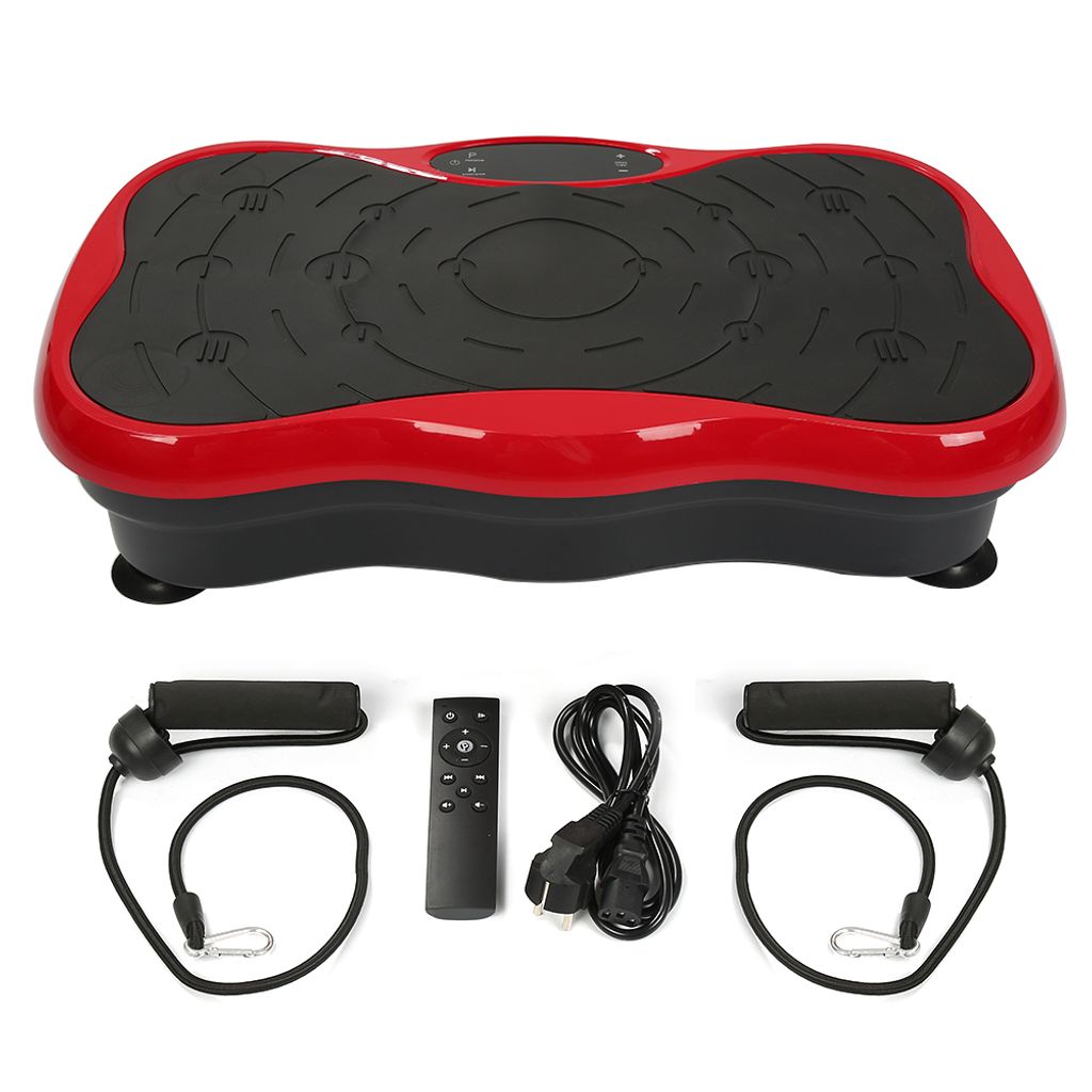 3D Vibrationsplatte Ganzkörper Trainingsgerät Fitness Power Platte mit Bluetooth 