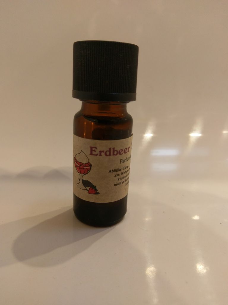 Duftöl - bzw. Parfumöl Langanhaltender Duft, intensiv, 10 ml - Erdbeer Sahne