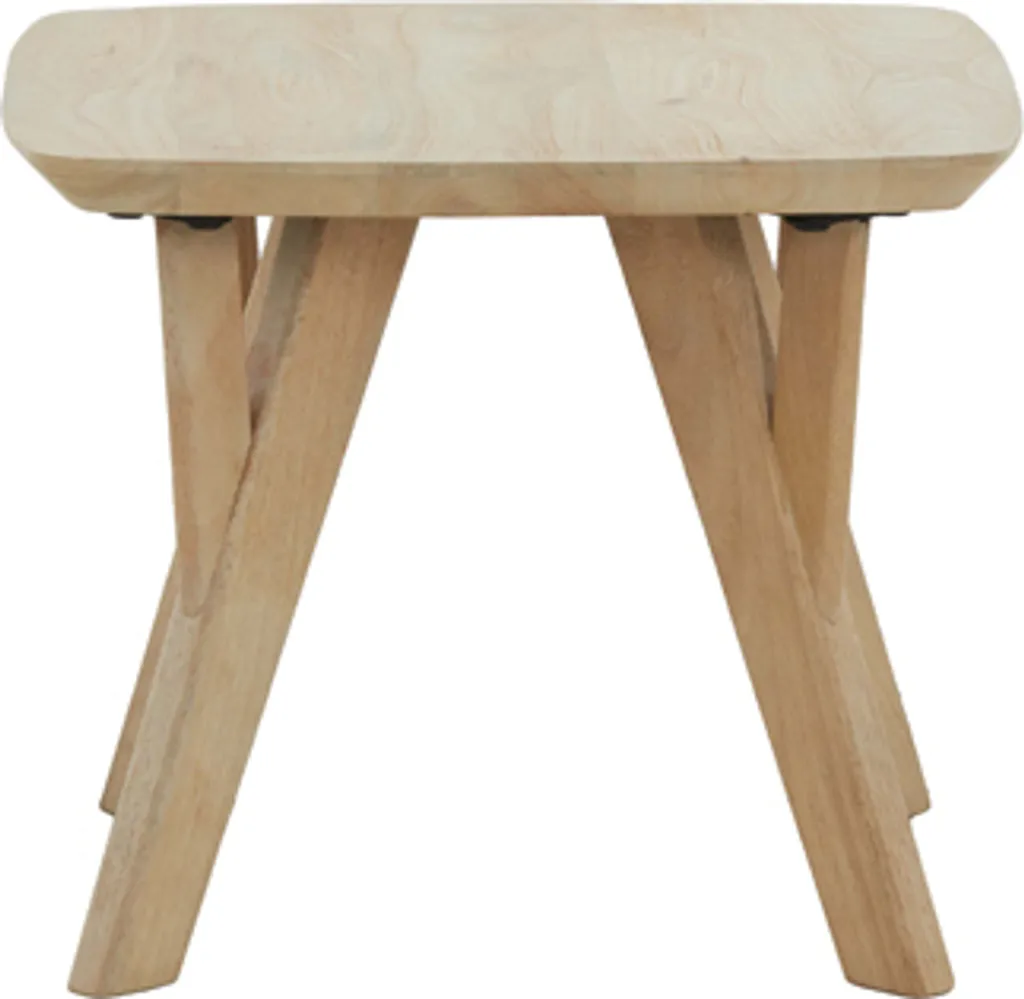 Table d'appoint basse QUENZA en bois de mangue massif 44x44x36 cm