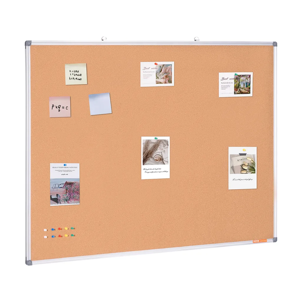 Ne Perdez Plus Vos Notes avec ce Tableau en Liège 120x90cm - Affichage Mural Sûr