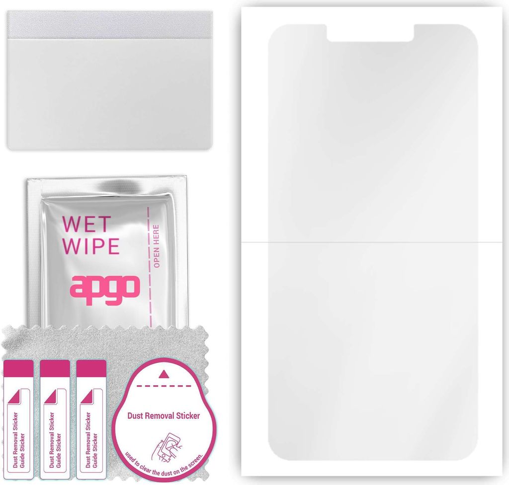 apgo Hydrogel Schutzfolie, Klar, kompatibel mit LG G8S ThinQ, flexibele Displayschutzfolie, Folie mit Positionierhilfe, kratzfest, einfache Montage