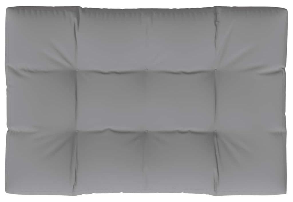vidaXL Paletový vankúš 120x80x12 cm Sivá látka Obrázok produktu 