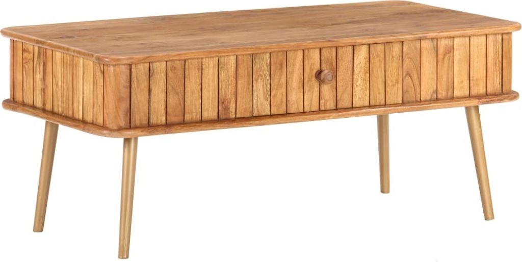 Couchtisch 100x50x40 cm Massivholz Akazie