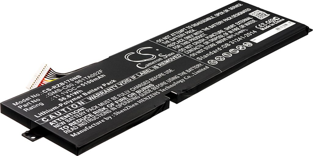 TECHTEK Laptop Akkus Kompatibel mit [Razer] Blade 17.3 RZ09-0071, Blade Pro 17 2012, Blade Pro RZ09-0083 17.3, Blade R2 17.3 Inch, RZ09-0071, RZ09-00