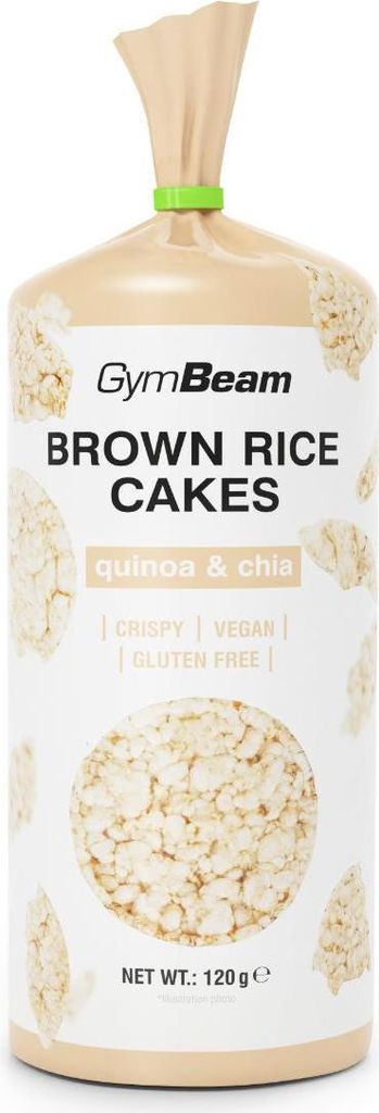 GymBeam - Braune Reiswaffeln 12 x 120 g quinoa and chia Produktbild 