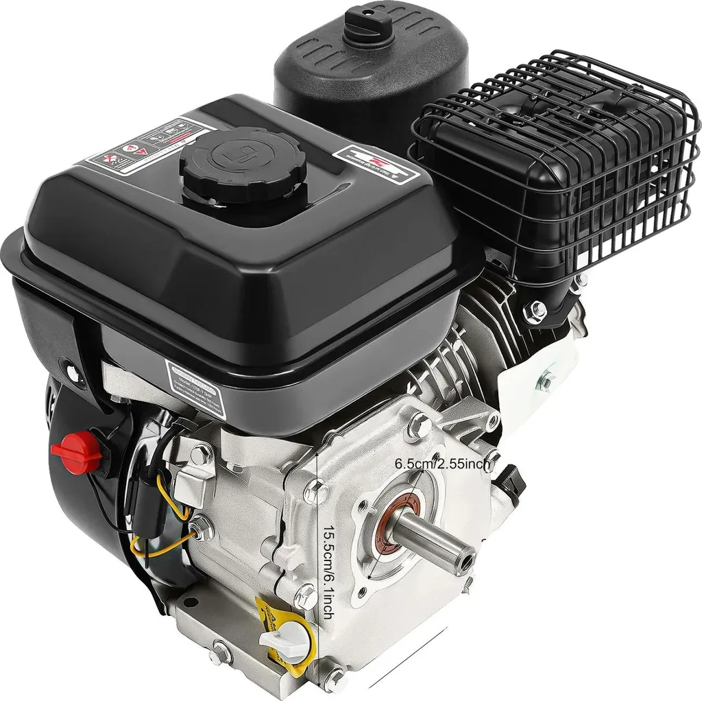 Moteur essence 212cc 4 temps noir2 pour motoriser un kart ou un banc