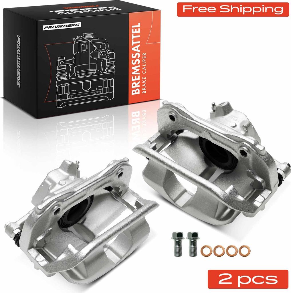Frankberg 2x Bremssattel Vorderachse Links Rechts für Mercedes-Benz W205 W213 C257 A238 A205