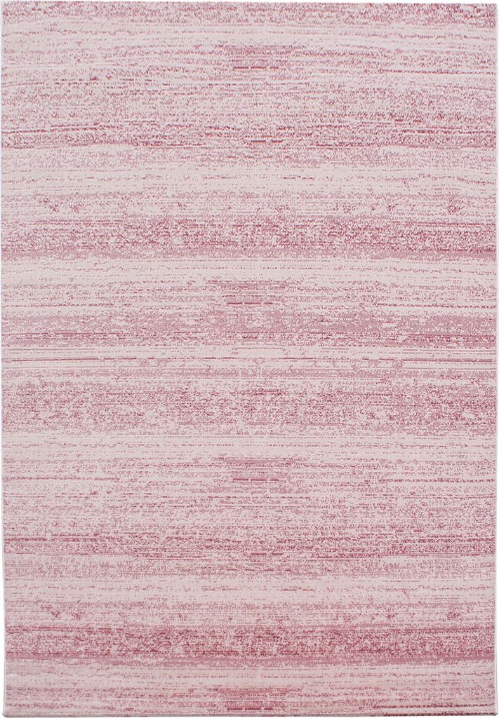 Villa Möbel Pluiva Wohnzimmer-Teppich, Designteppich, Unifarbe, Einfarbig, Farbe:Pink, Grösse:140x200 cm