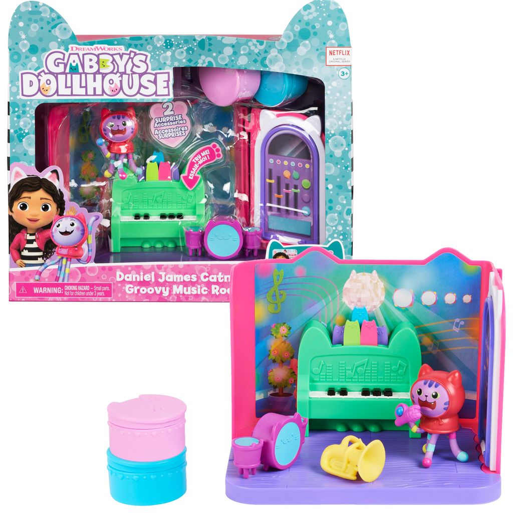 Gabby's Dollhouse Deluxe Room? Stanza della Musica Groovy - Immagine del prodotto 