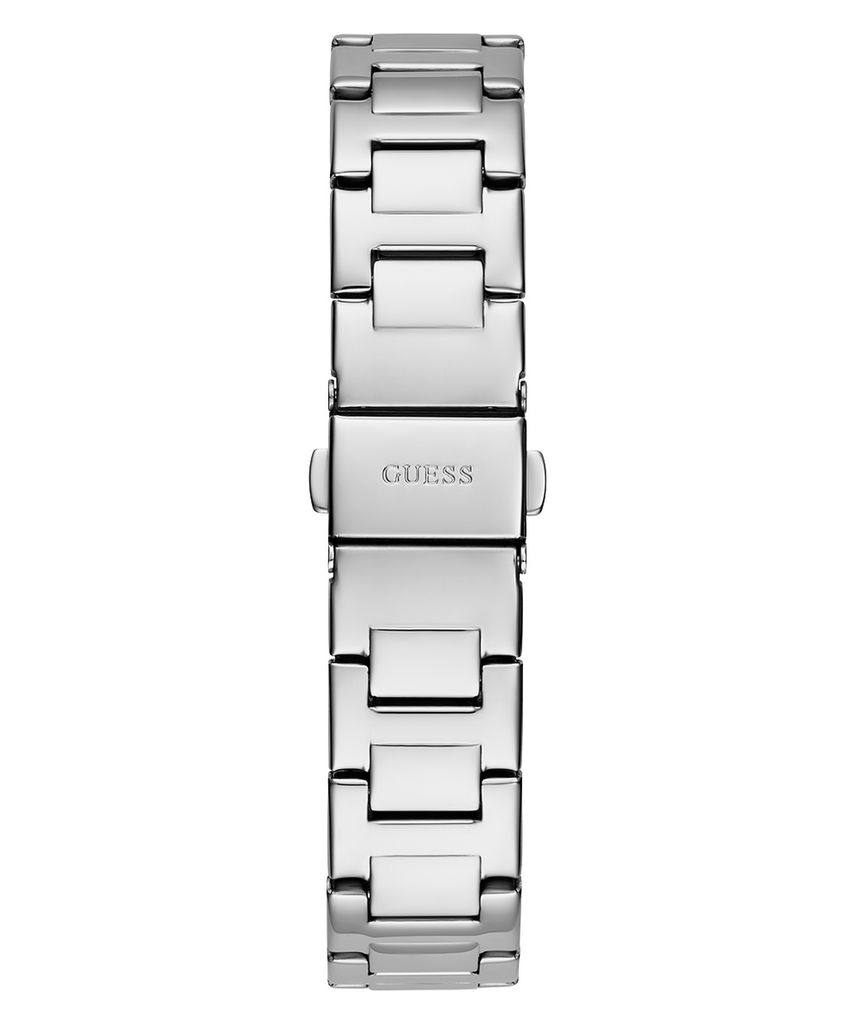Guess Damen Armbanduhr Eve silber, schwarz 32 mm GW0615L1