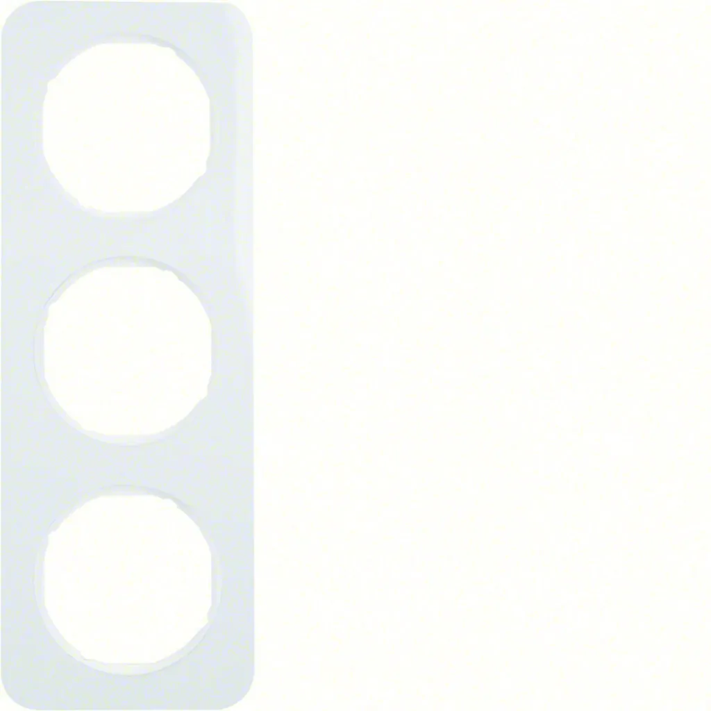 Cadre triple blanc polaire brillant 10132189 - Fini propre sans défaut