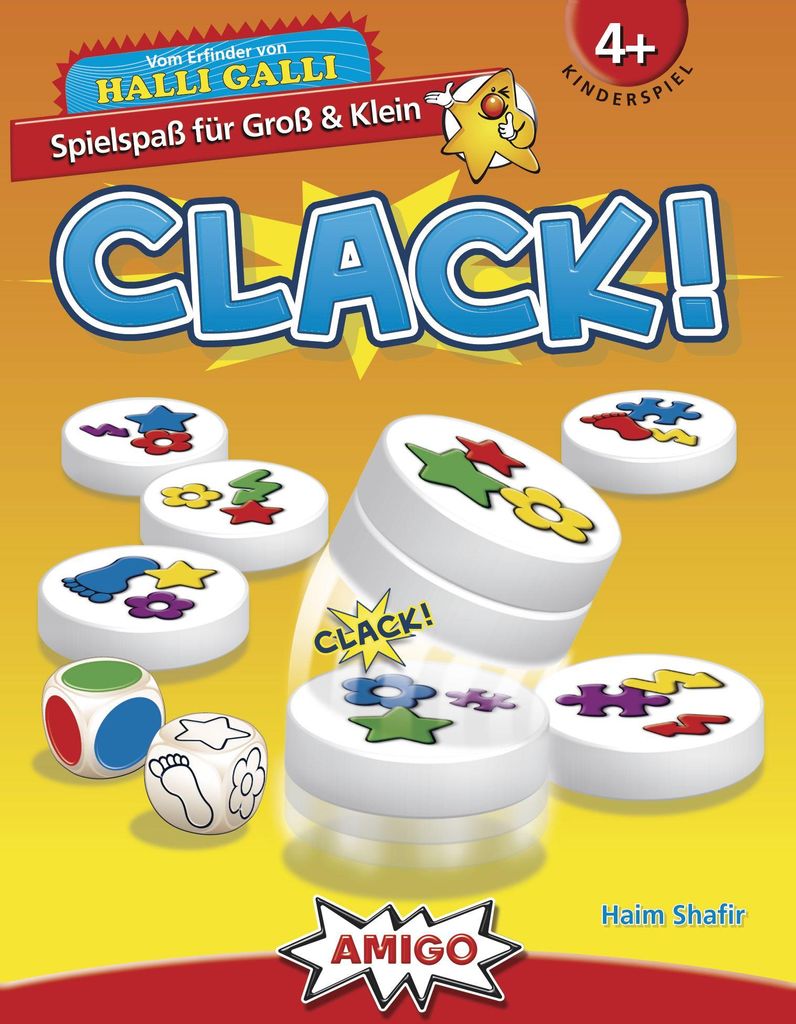 Amigo Clack!, Gra planszowa, Koncentracja, 4 lat(a), 10 min Zdjęcie produktu 