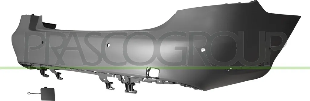 Pare-chocs arrière PRASCO ME0451081 pour Mercedes Classe E W212 OE