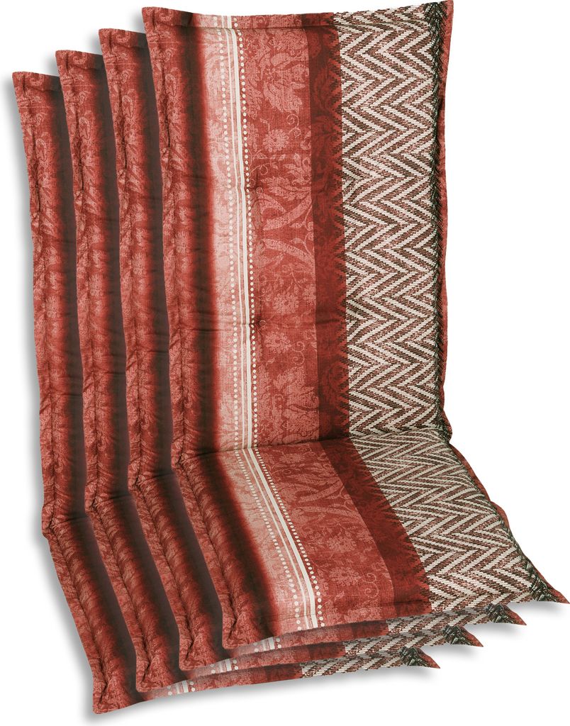 GO-DE Textil, Sesselauflage Hochlehner, 4er Set, Farbe: Produktbild 