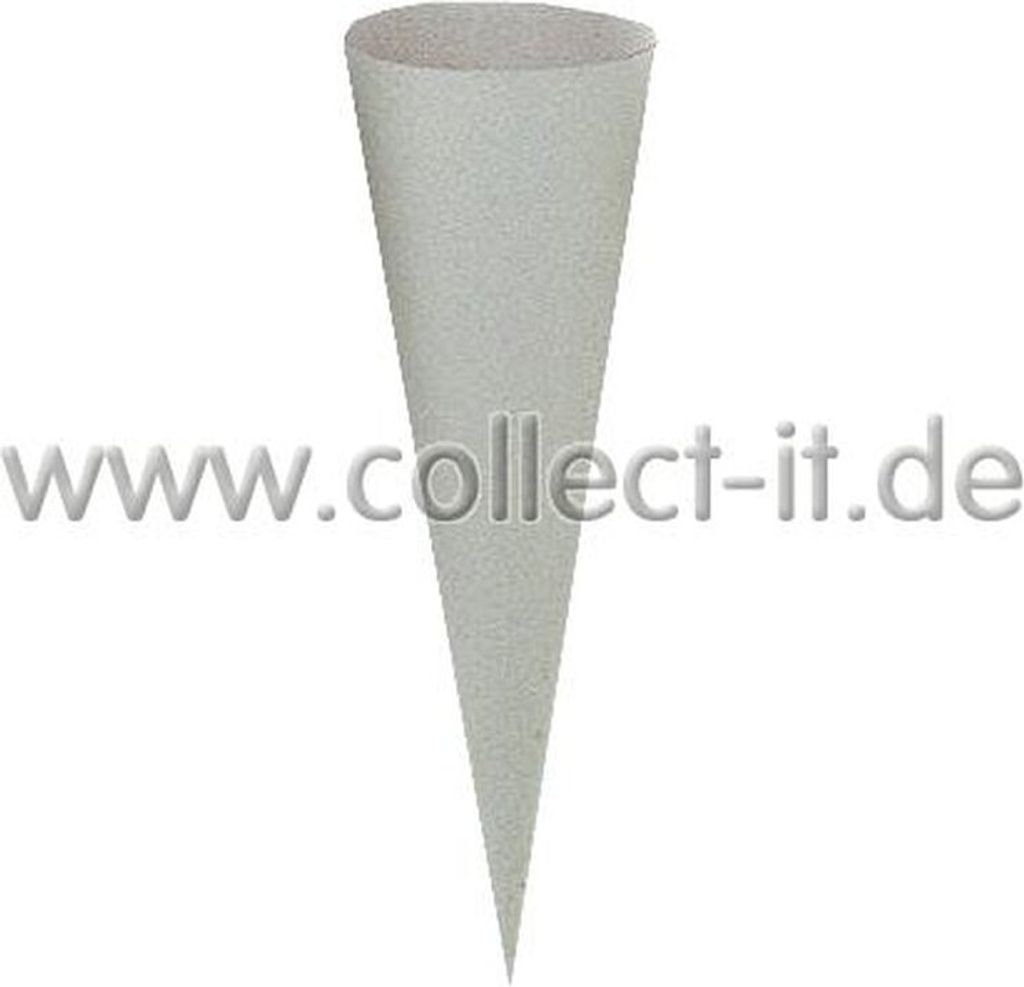 Goldbuch Bastelschultüte Rohling grau - 50cm