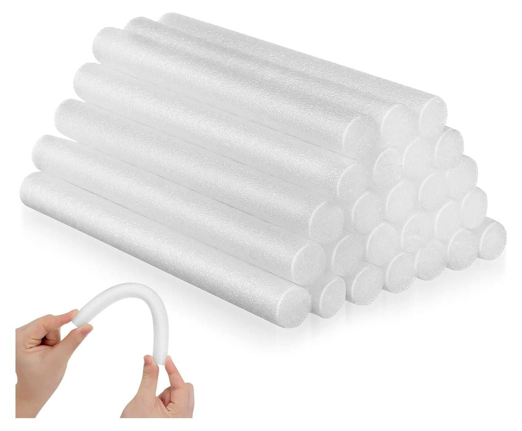 25 Stück elastische Schaumstoffstäbe für rutschfeste Polsterstütze zur Möbelrenovierung