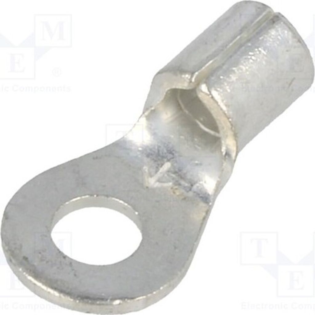 2x Ringkabelschuh 2÷2,6mm2 M4 Klemmverbindung für Leitungen 8207 isoliert(nein)e