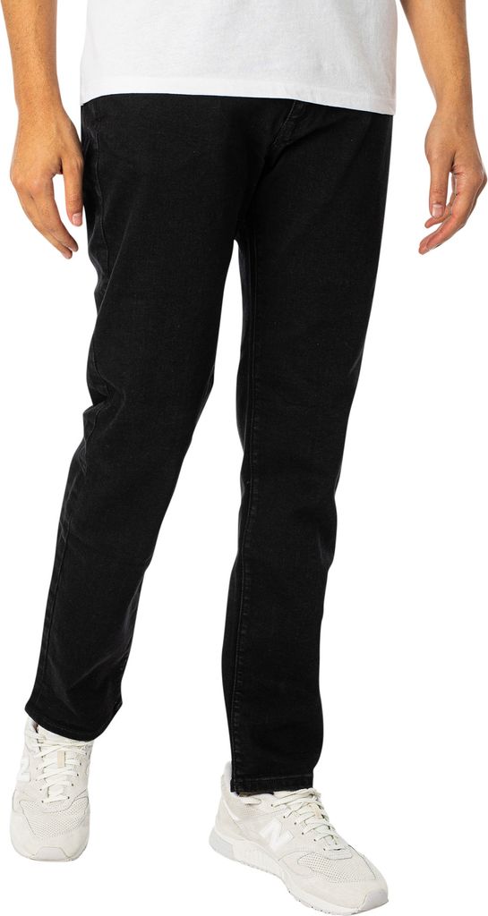 Lee Herren Gerade geschnittene MVP-Jeans, Schwarz 34W x 32L