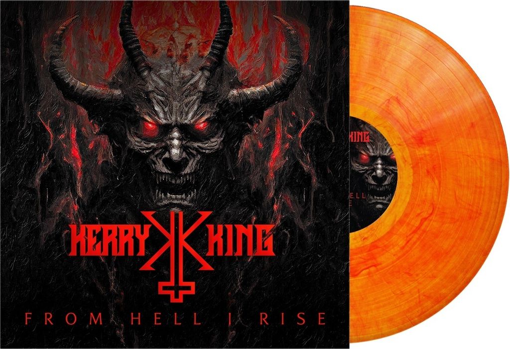 KERRY KING - From Hell I Rise -ämnvcx3 LP ORANGE/RED MARBLED