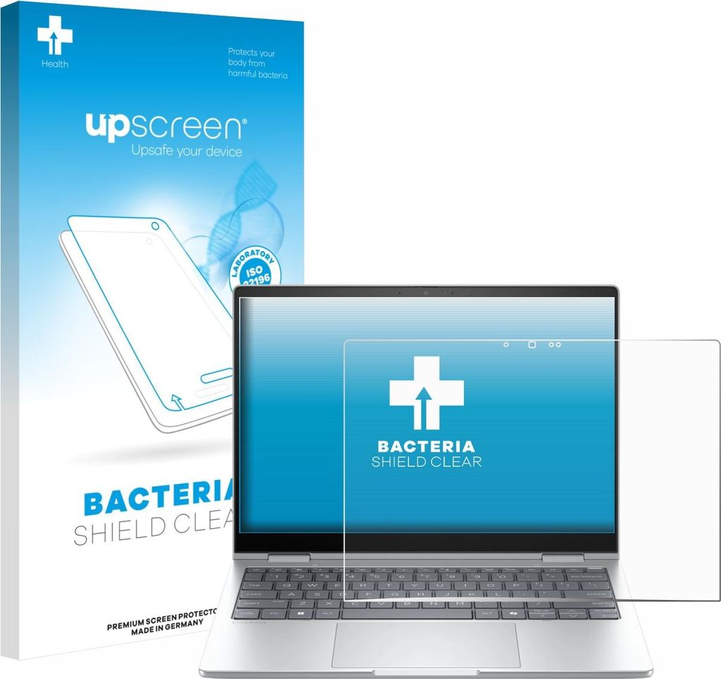 upscreen Schutzfolie für HP EliteBook 8 Flip G1i 13" Displayschutz Displayschutzfolie Folie Klar antibakteriell