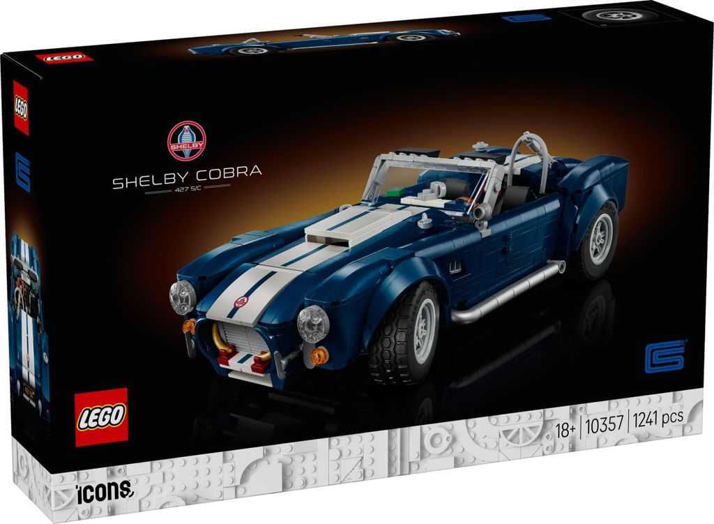 LEGO Icons Shelby Cobra 427 S/C - Modellauto zum Sammeln - Produktbild 