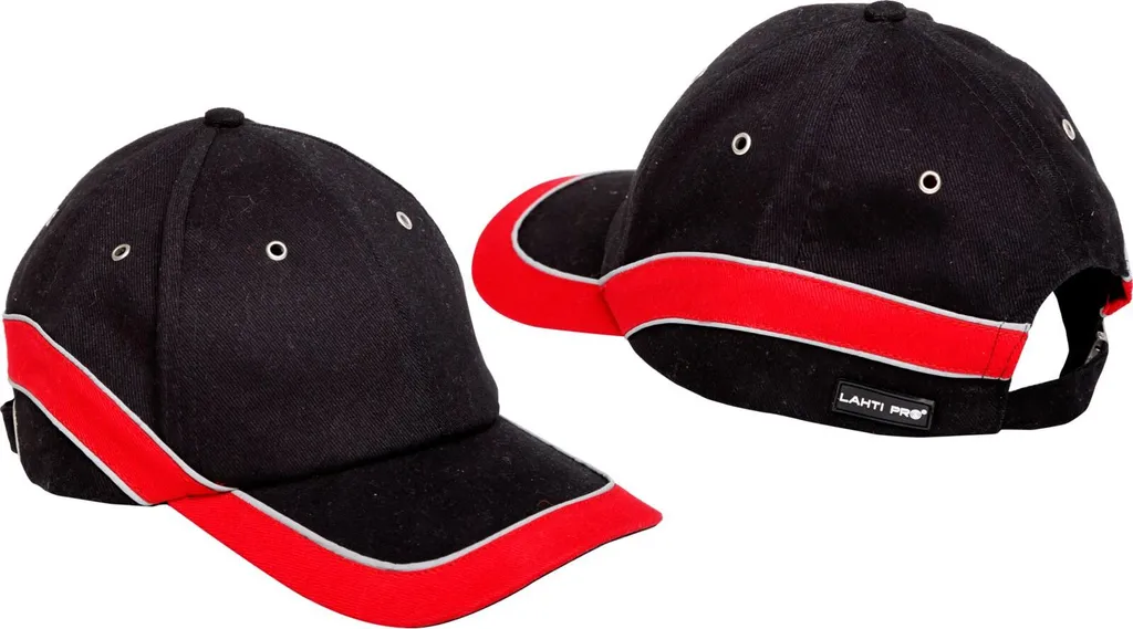 Lot de 12 Casquettes de Travail Bicolores Lahti pour Professionnels