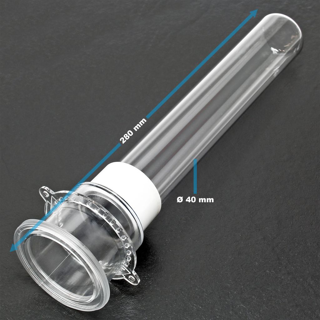 Pièce détachée Tube en verre quartz SunSun CPF-380 pour Image du produit 