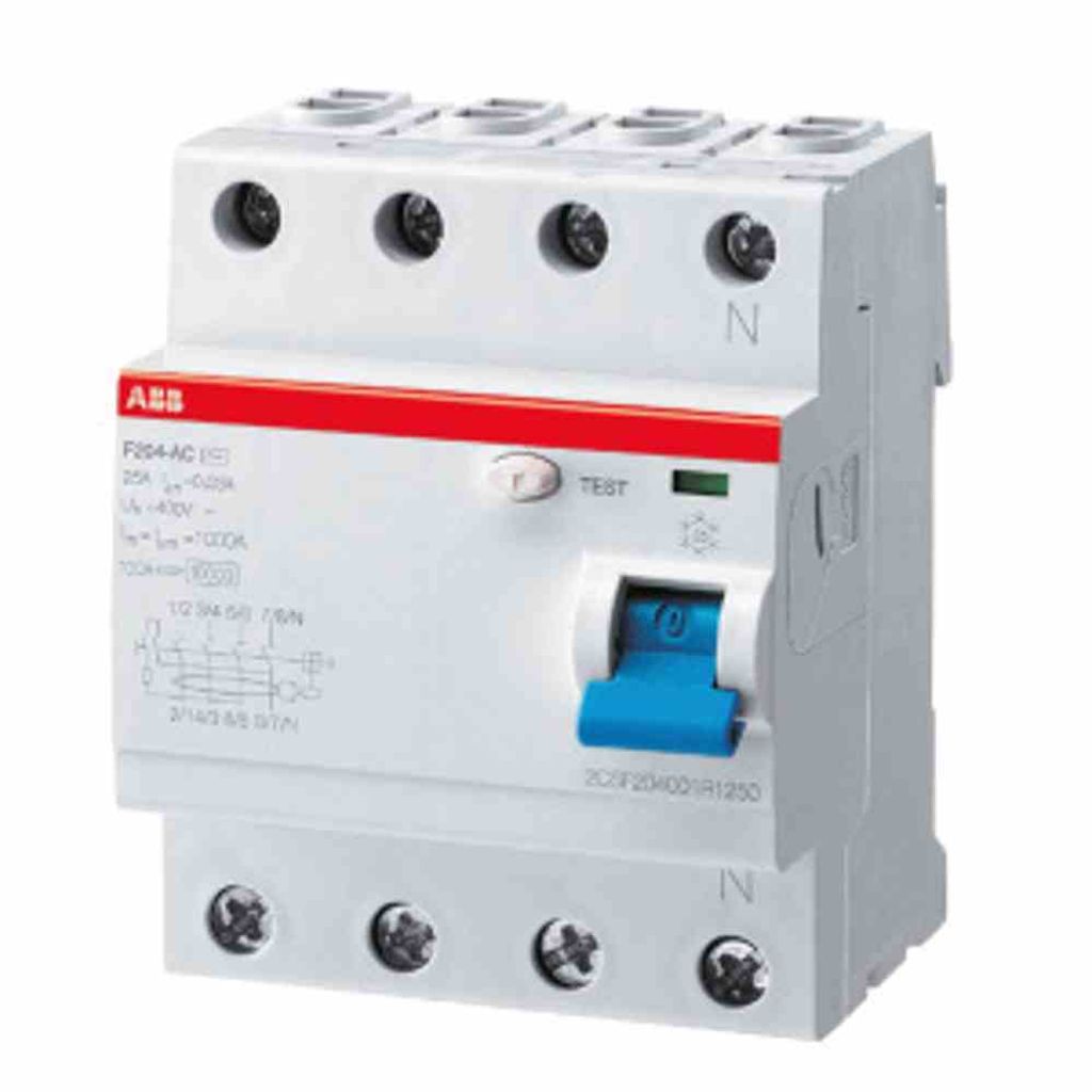 F204 F-63/0.03, Fehlerstromschutzschalter, Type S, IP2X, Produktbild 