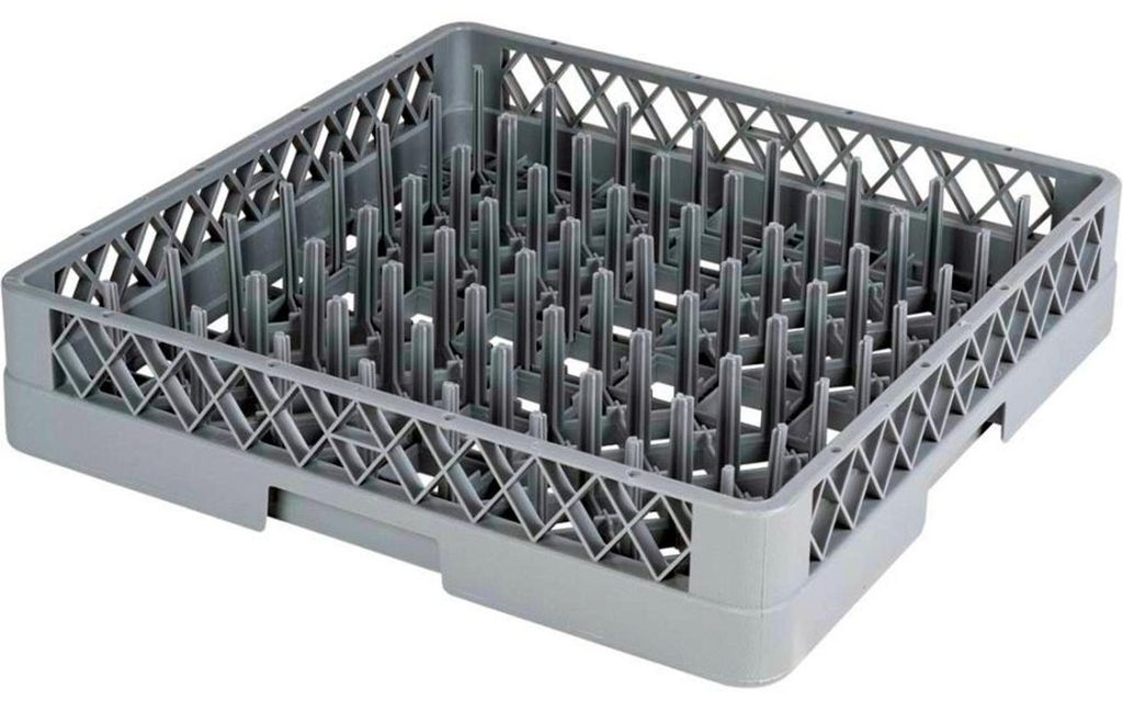 Spülkorb für Teller m. Fingern 500x500mm Produktbild 