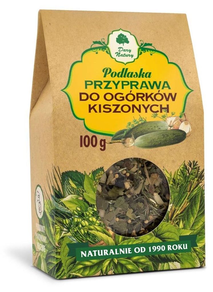 PRZYPRAWA DO OGÓRKÓW KISZONYCH 100 g - DARY NATURY