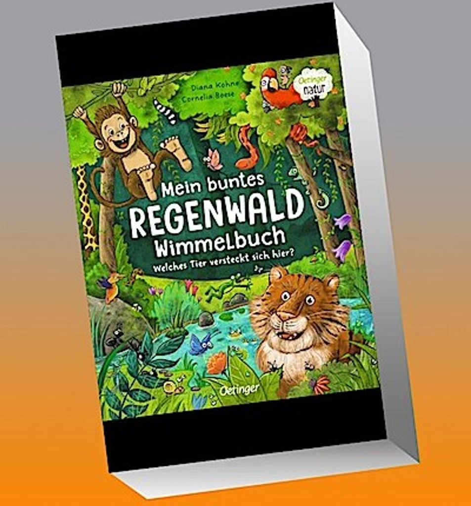 Mein buntes Regenwald Wimmelbuch
