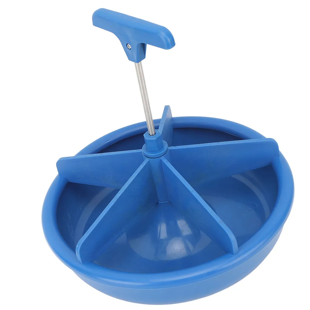 Mangeoire ronde pour porcelets avec 5 compartiments et crochets muraux - 6