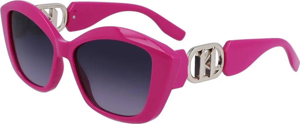Karl Lagerfeld KL6102S 525 Fucsia - Occhiali da Sole Donna Originali