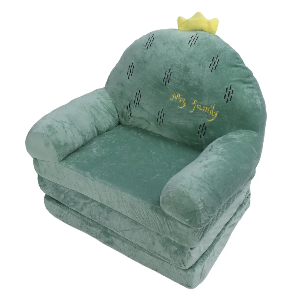 Canapé-lit pour enfants modulable et chauffeuse dépliable en mousse