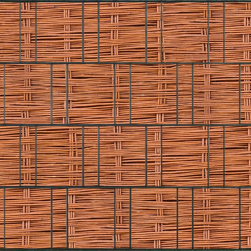 Bedruckter Sichtschutz WEIDENGEFLECHT Zaun Sichtschutzstreifen 2,5m x 2,0m