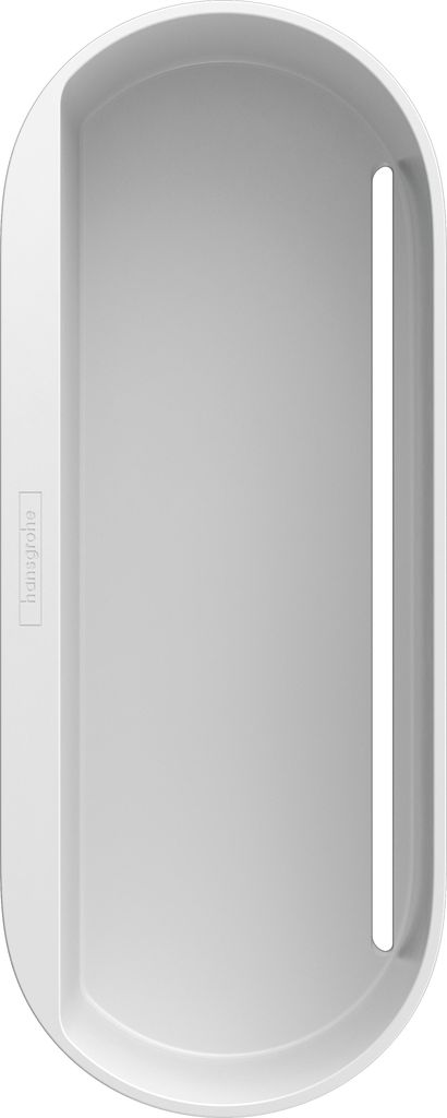 Ablagekorb WALLSTORIS tief, 250x71mm mattweiß mattweiß Produktbild 