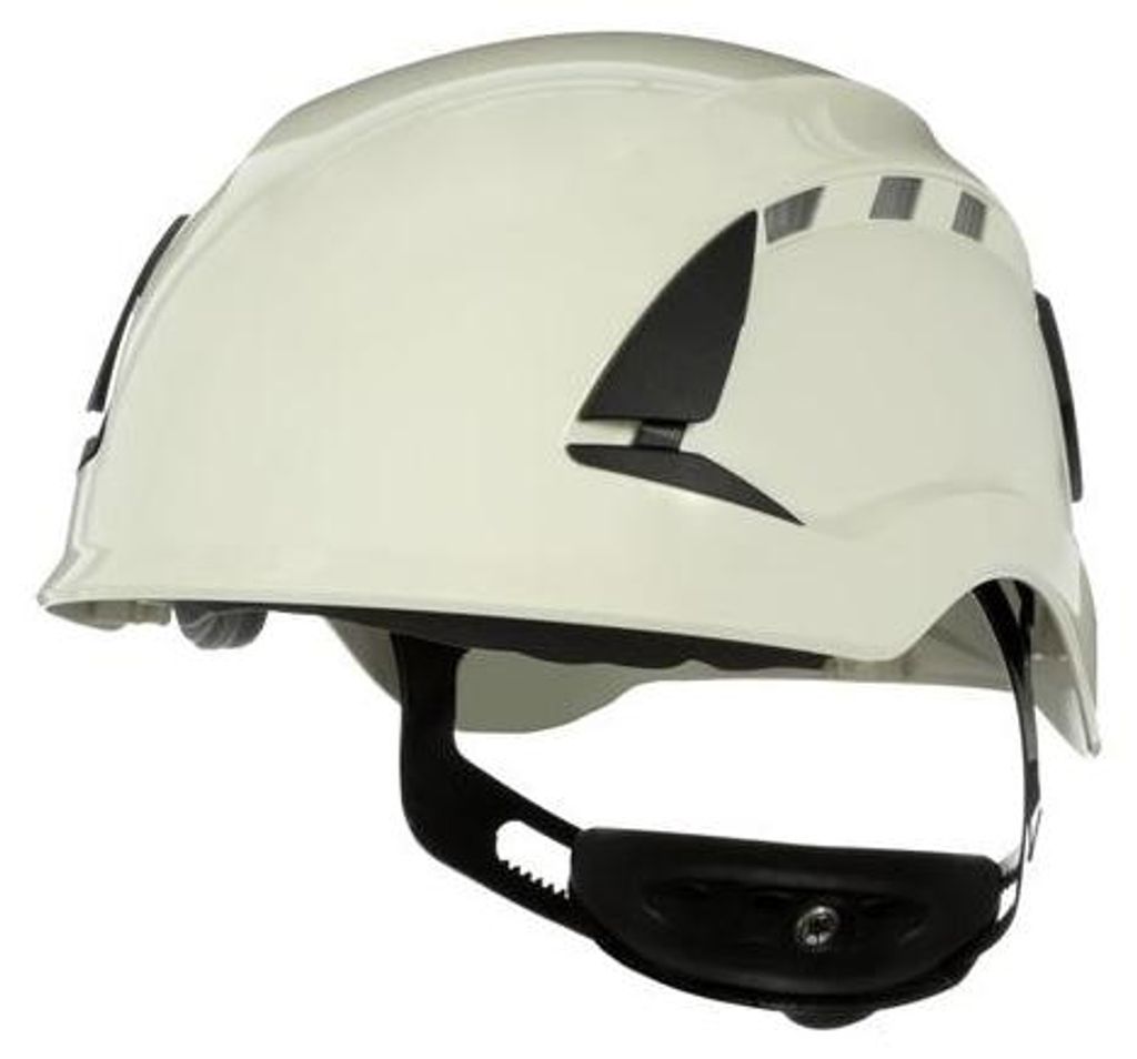 14x 3M SecureFit X5500 Schutzhelm, belüftet, CE, Weiß, X5501V-CE | Packung (4 Stück)