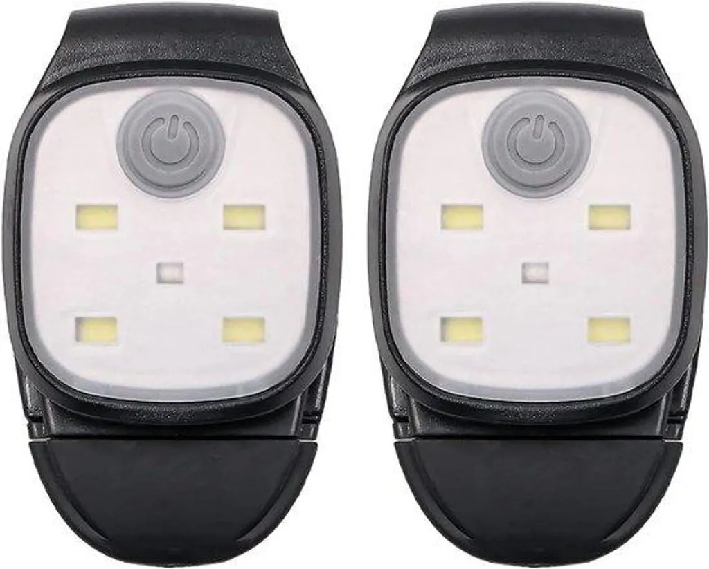 Éclairage de sécurité pour course à pied et camping lot de 2 LED USB