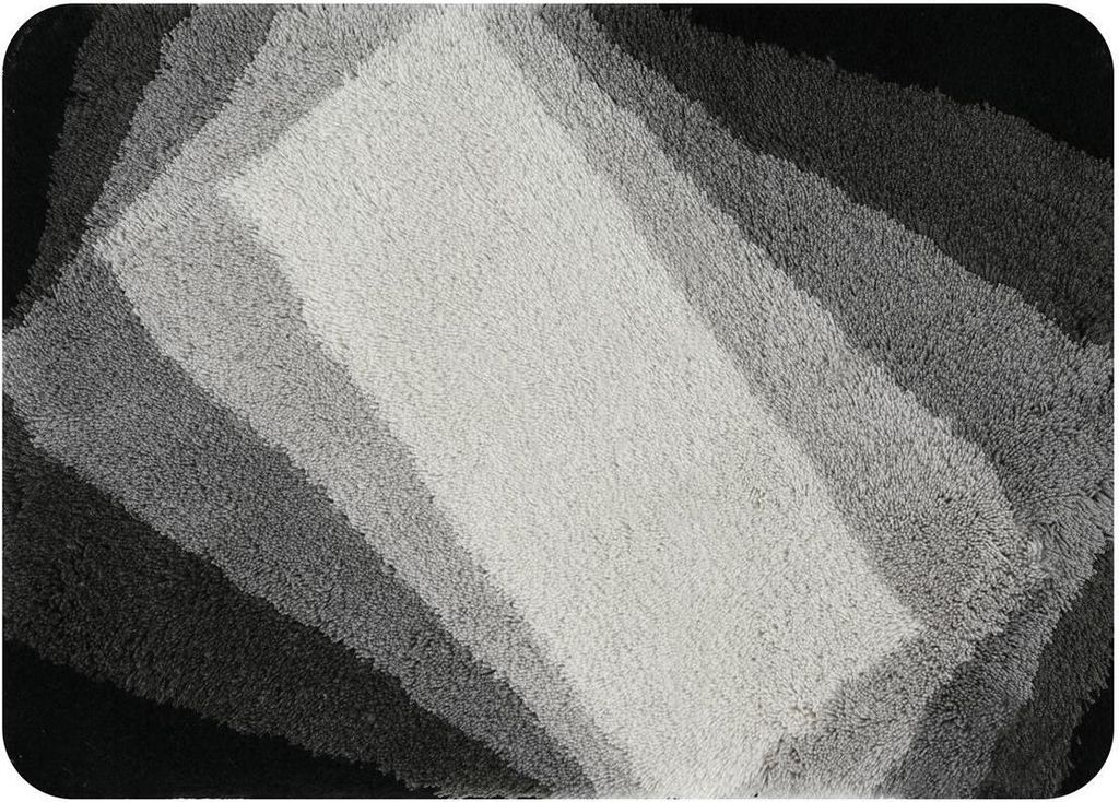 Spirella Badteppich Badematte „Kali“ Duschvorleger Mikrofaser Hochflor | flauschig | rutschhemmend | geeignet für Fußbodenheizung | 40x60 cm ...