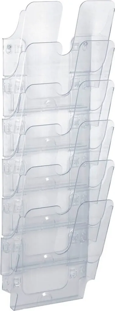DURABLE 1700008401 Flexiplus 6 A4 Verticale - Espositore Parete Trasparente - 8