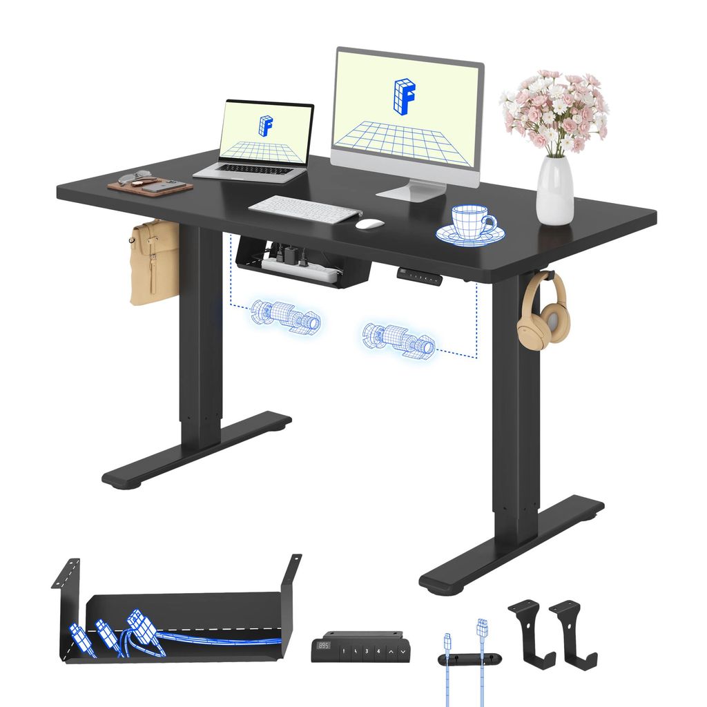 FLEXISPOT E1 Pro Elektrisch Höhenverstellbarer Schreibtisch Produktbild 