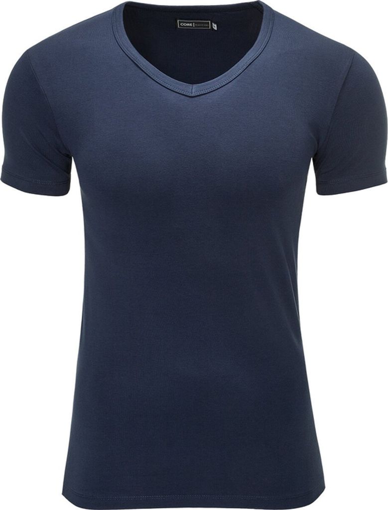 Jack & Jones Shirt Klassisches Basic T-Shirt mit V-Ausschnitt