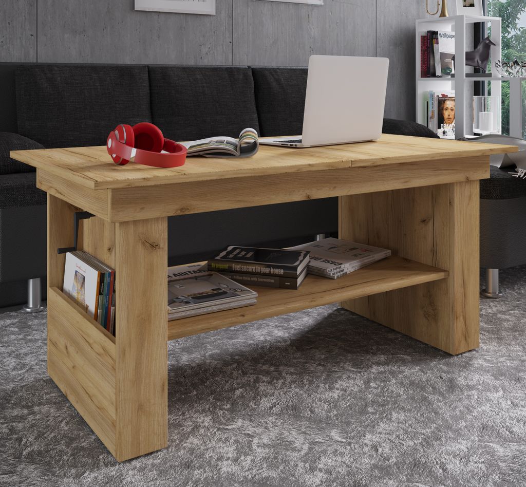 Kobila Couchtisch mit höhenverstellbarer Tischplatte, 1 Produktbild 11