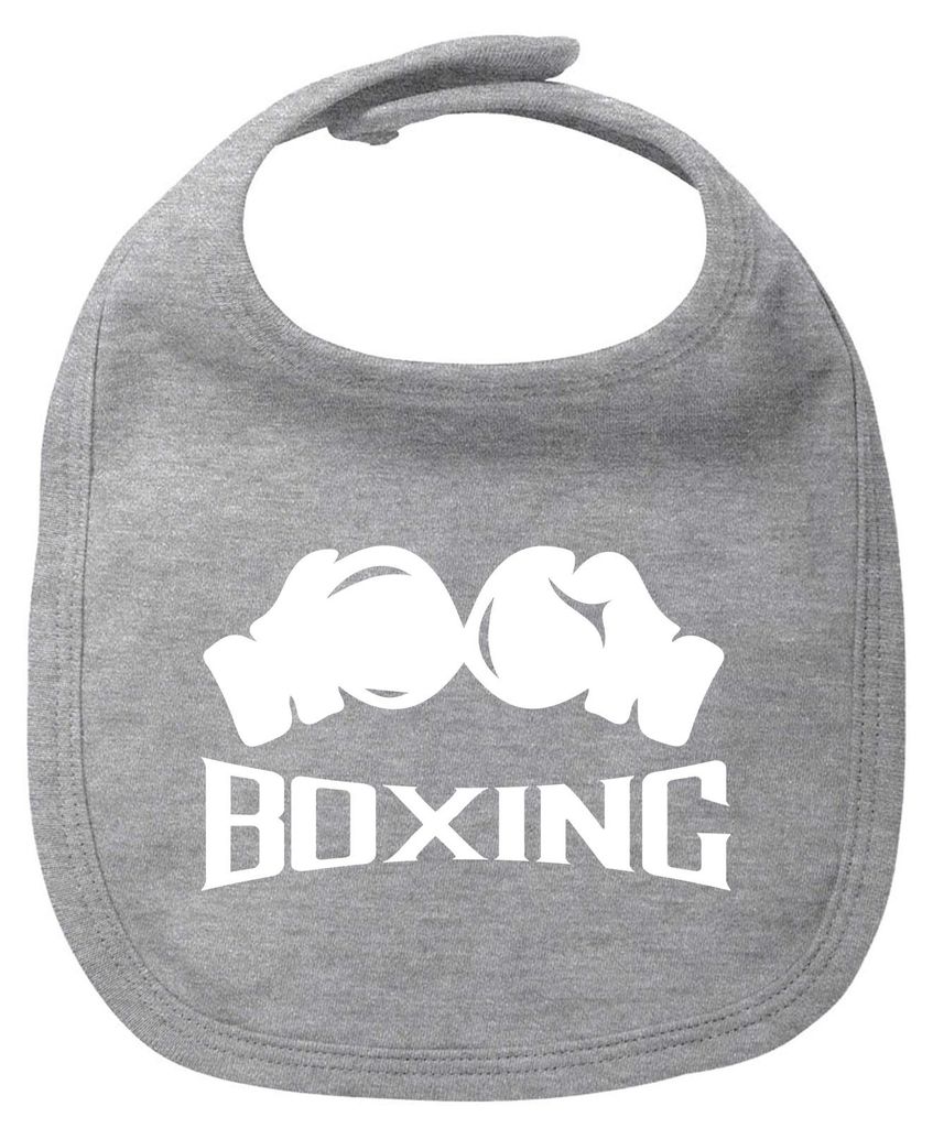 Huuraa Baby Lätzchen Boxing Boxhandschuhe Heather Grey Produktbild 