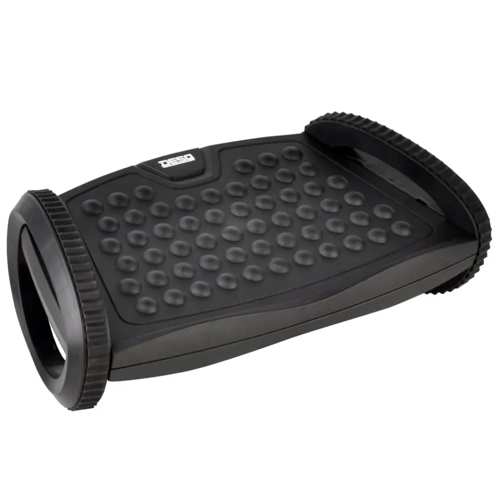 DESQ Repose-pieds ABS Noir avec 2 Hauteurs Réglables Ergonomique